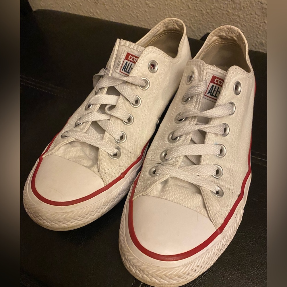All white converse - Picture 2 of 4